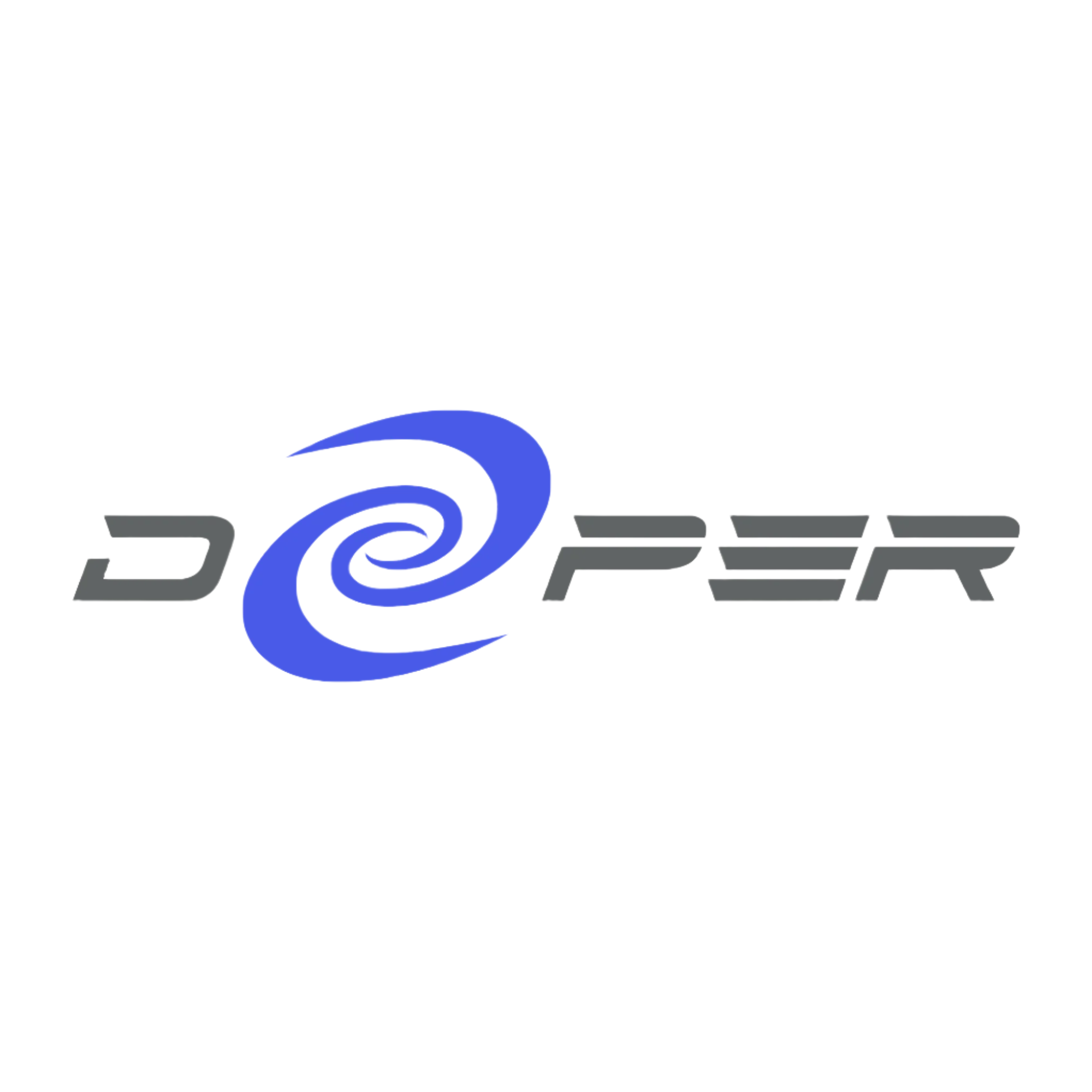 Alt text for this image:

The Deeper Connect logo featuring the word "DEEPER" in modern, sleek typography with a bold, blue spiral design in place of the first "E," symbolizing connectivity and innovation.