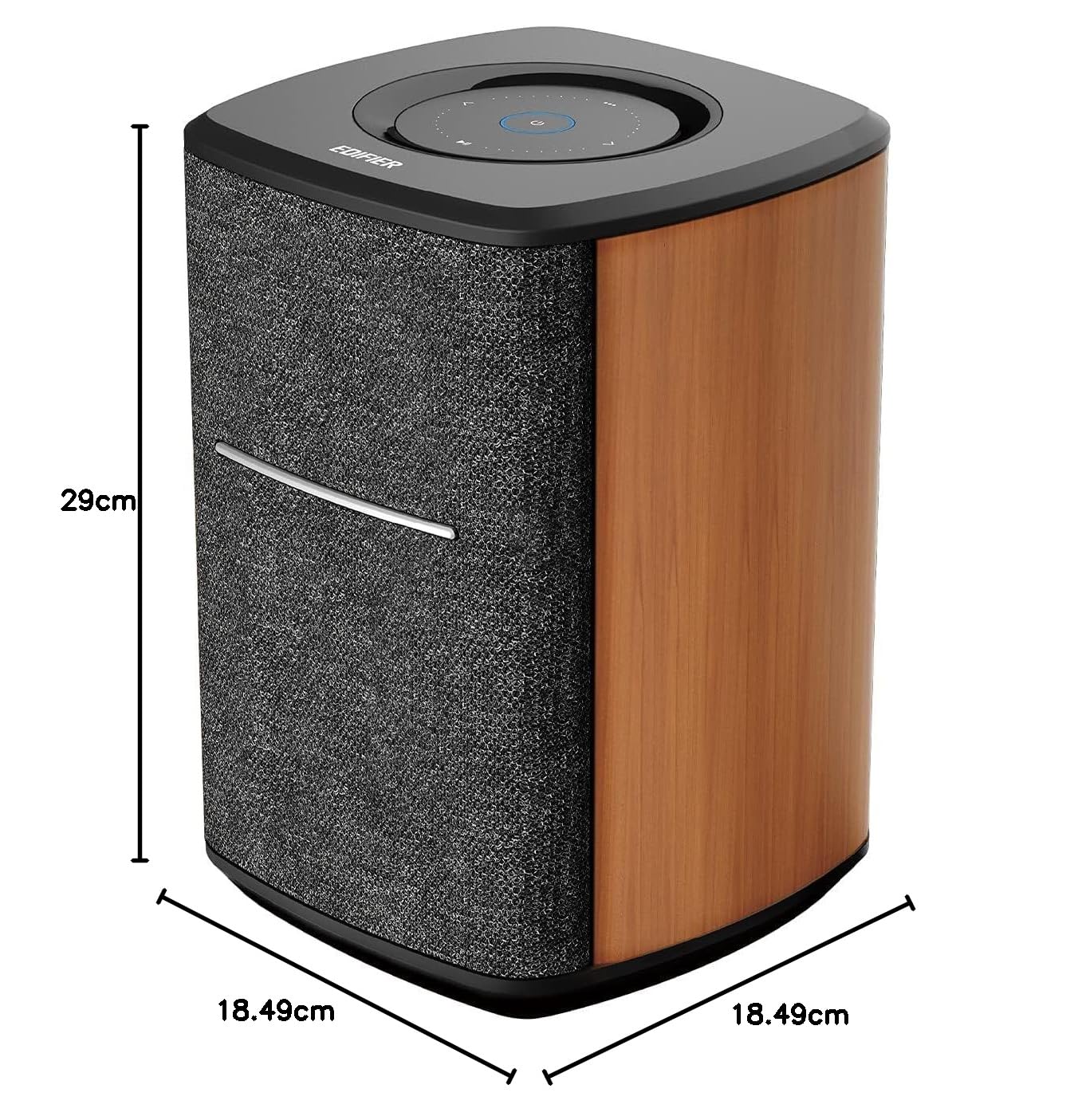 Edifier MS50A Tabletop Wireless Wi-Fi & Bluetooth Speaker  Brown