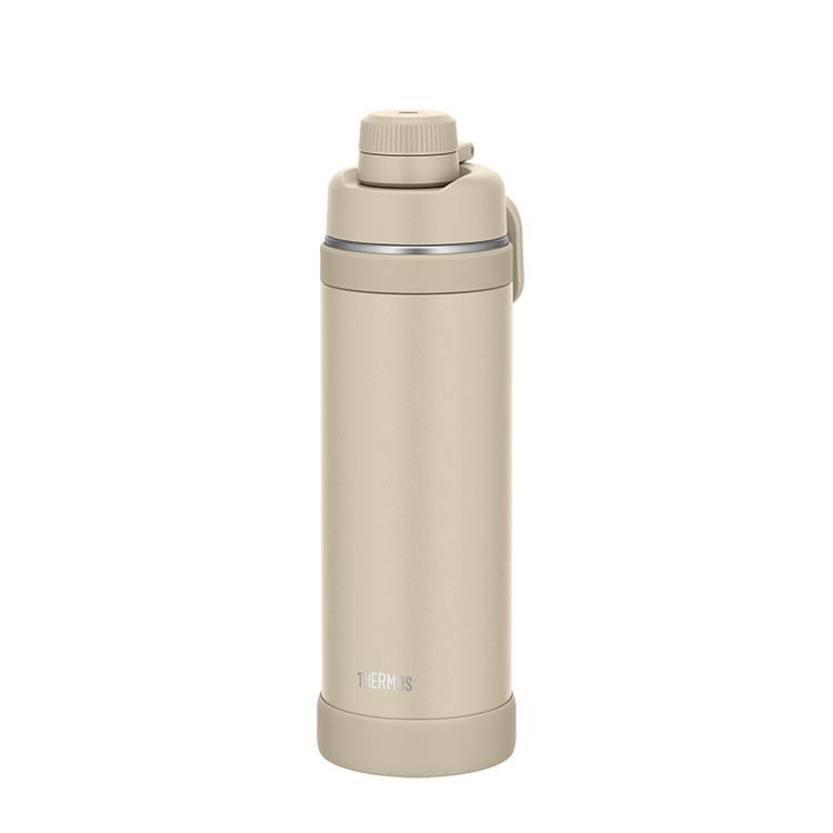 Thermos FJU-1000 1L sports bottle sand front view
