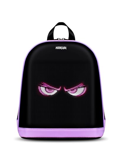 Hookaba Bold Bling LED Backpack For Kids 8L | Smart Display Bag