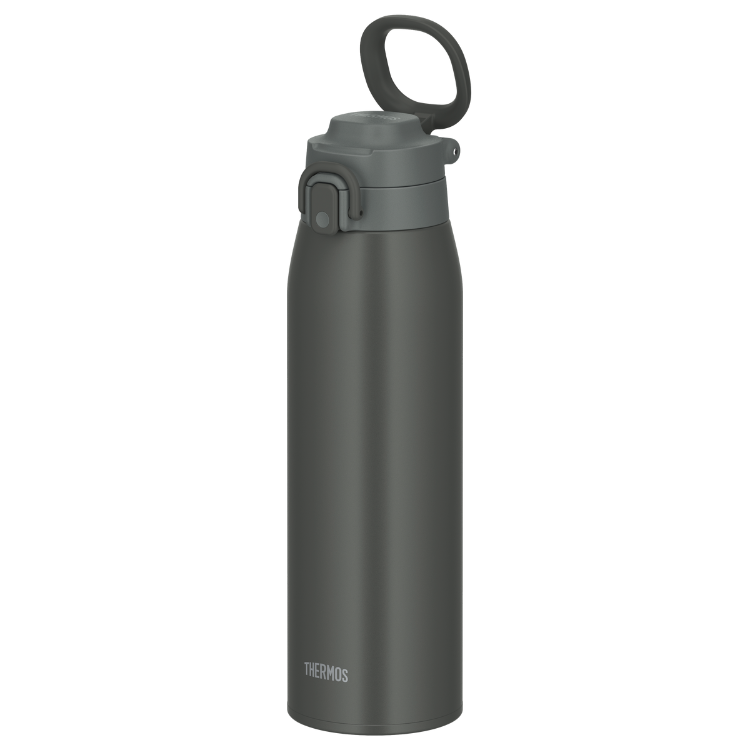 Thermos JOS-1000 bottle dark gray carry loop detail
