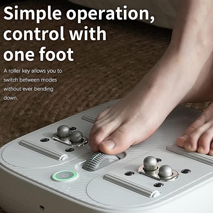 KICA Evo Massager base unit with simple operation control with one foot using a roller key to switch between modes Available at our ecommerce electronics store in India Perfect for tech enthusiasts and gadget lovers looking for innovative solutions