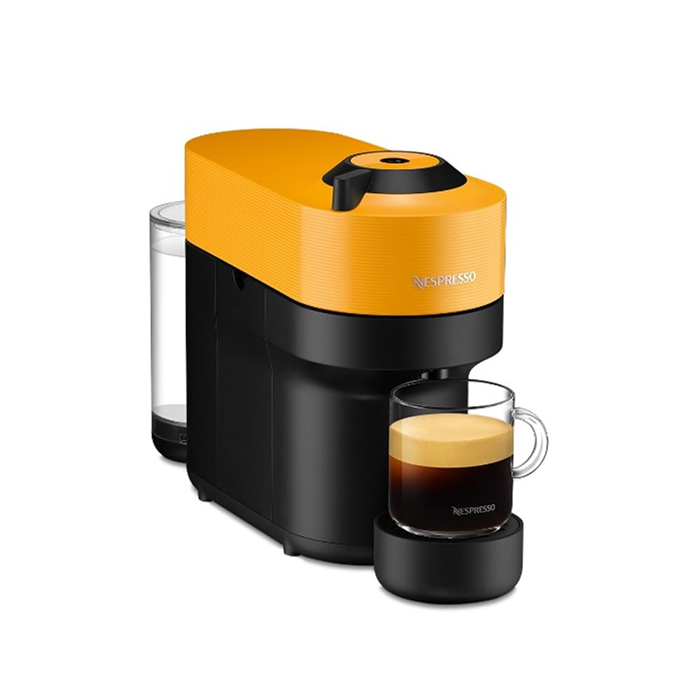 Nespresso Vertuo Pop Coffee Pod Machine, Mango Yellow