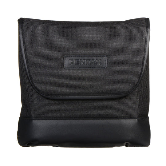 Pentax binocular carrying case with durable fabric and secure closure, designed for protecting and transporting binoculars safely.