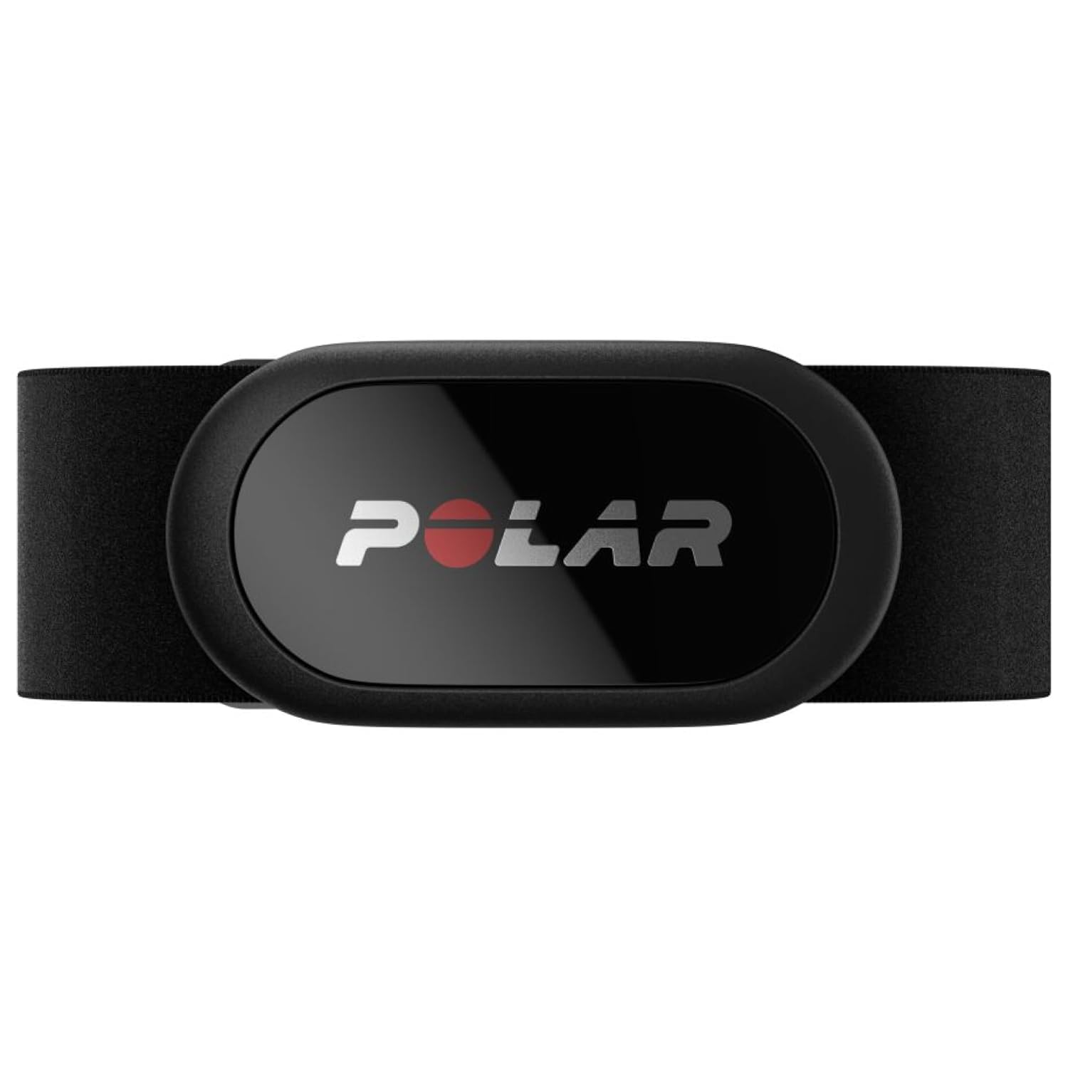 Polar heart rate monitor chest strap, designed for accurate fitness tracking and heart rate measurement.