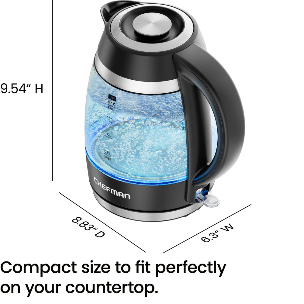 Chefman Fast-Boil 1.8L Electric Kettle