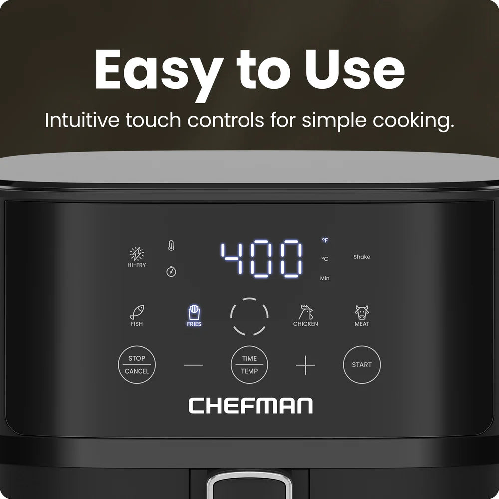 Chefman TurboFry® Touch 6Qt Digital Air Fryer