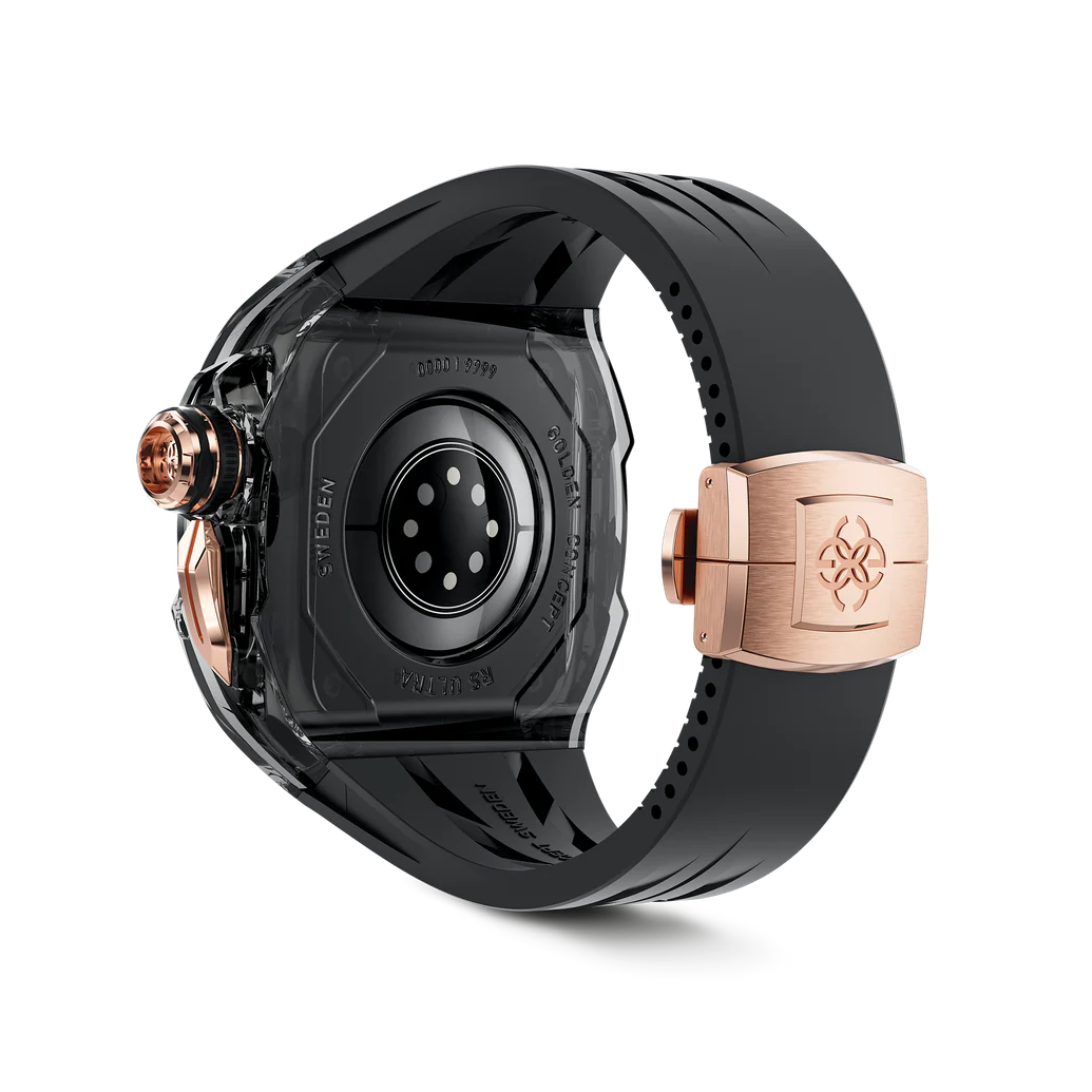Golden Concept Apple Watch ULTRA 49MM Case RSTR - SMOKEY BLACK ROSE GOLD