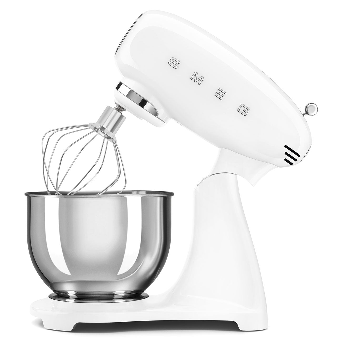Smeg Retro Stainless Steel Stand Mixer with SS Bowl SMF05