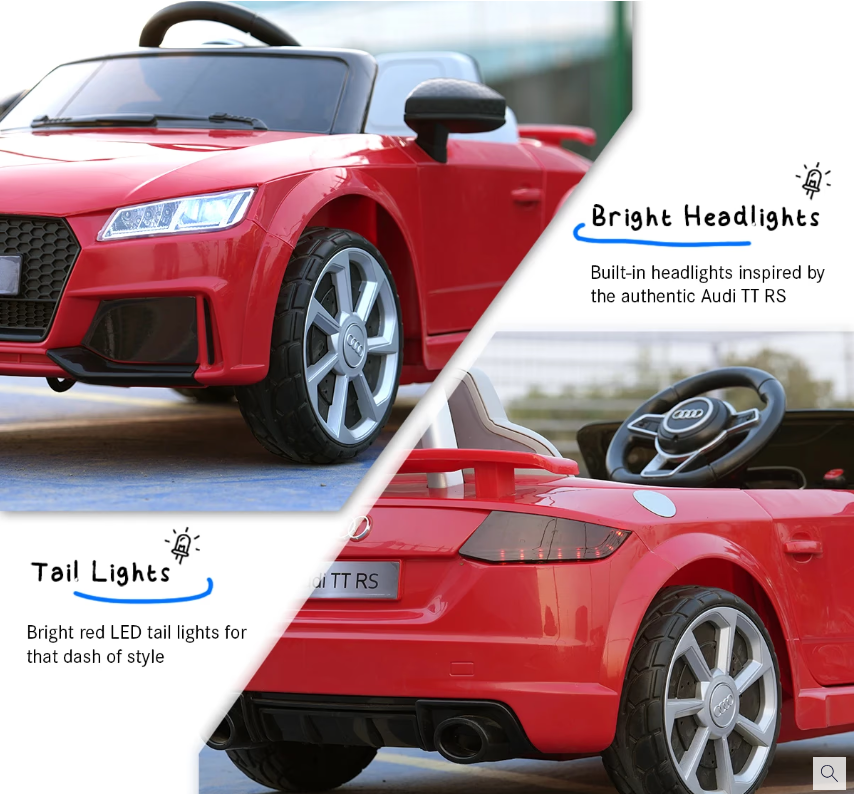 EMotorad Formula Fun AUDI TT RS Toy Car