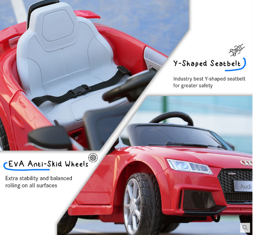 EMotorad Formula Fun AUDI TT RS Toy Car