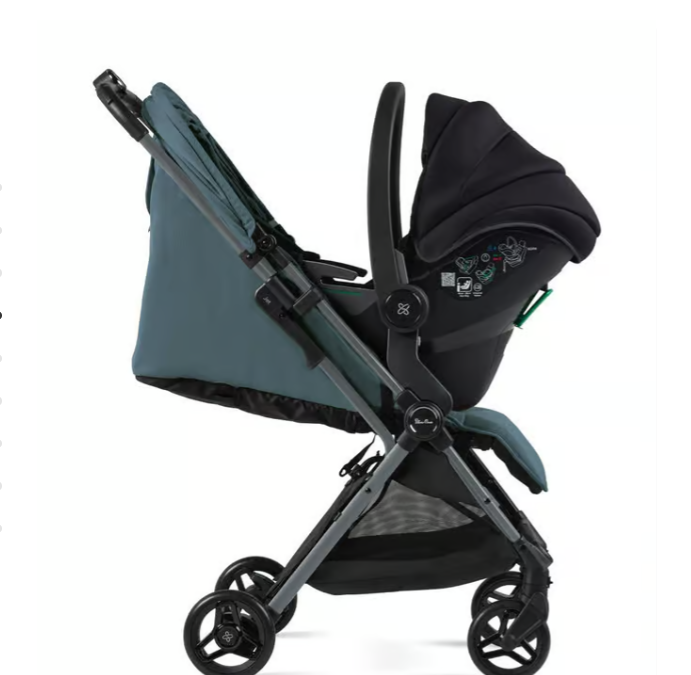 Silver Cross Kids  Jet 5 Compact Travel Stroller With Raincover (0-4 Years)