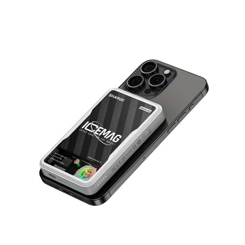 Sharge Icemag Magnetic Power Bank With Active Cooling