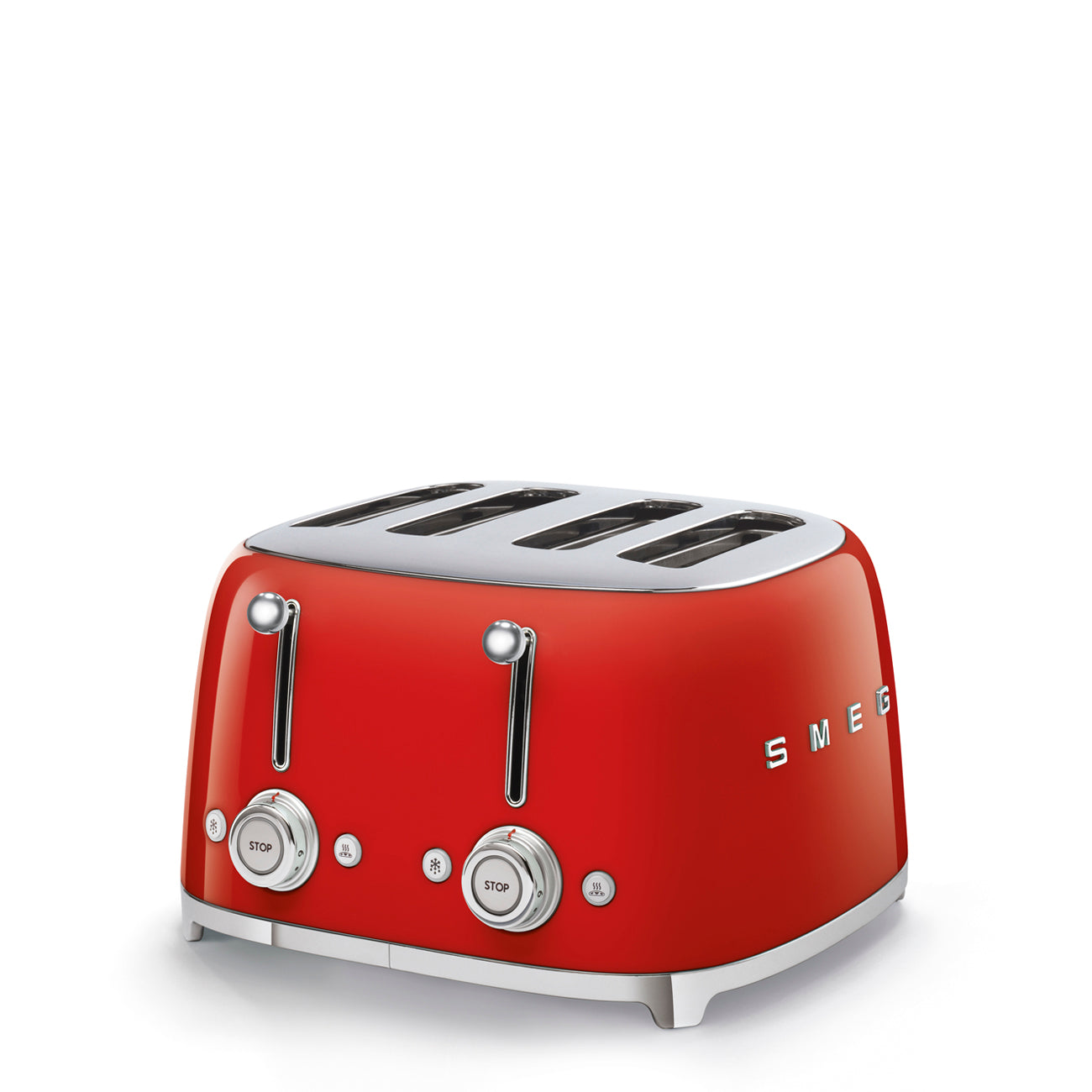 Smeg Retro Stainless Steel 4 Slice Toaster TSF03