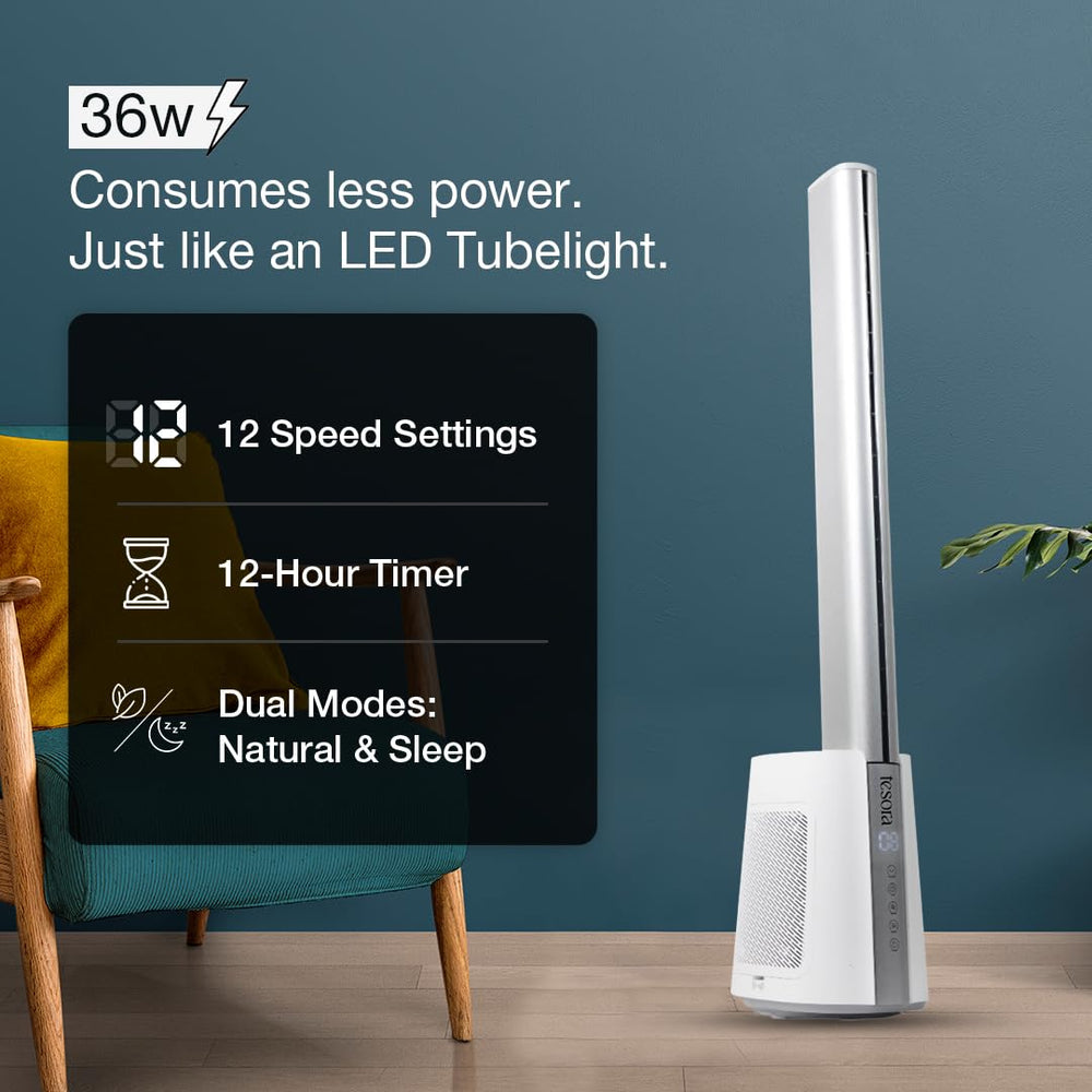 Tesora Aero Steam Tower Fan | Buy Tesora Online India — Access World