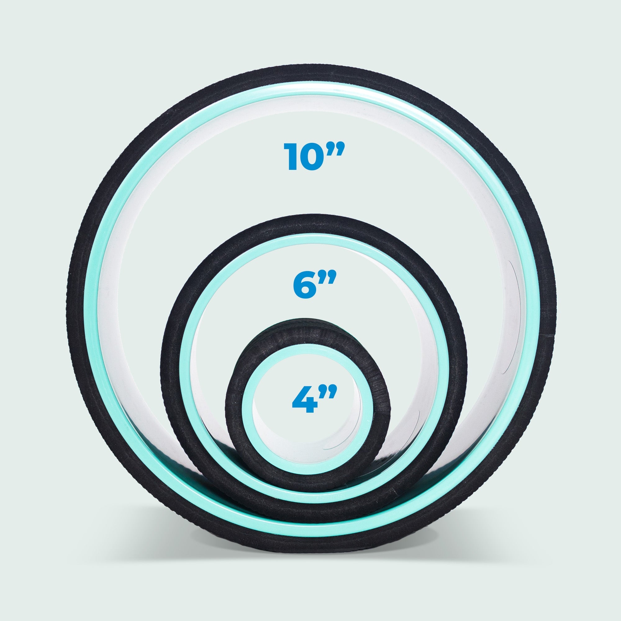 Chirp Wheel+ 3 Pack side profile showing wheel widths