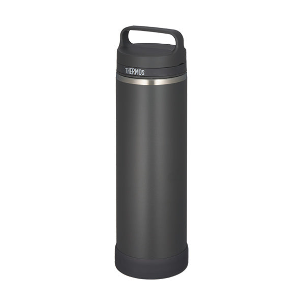 Thermos JOW-1000 1L insulated bottle smoke black front view