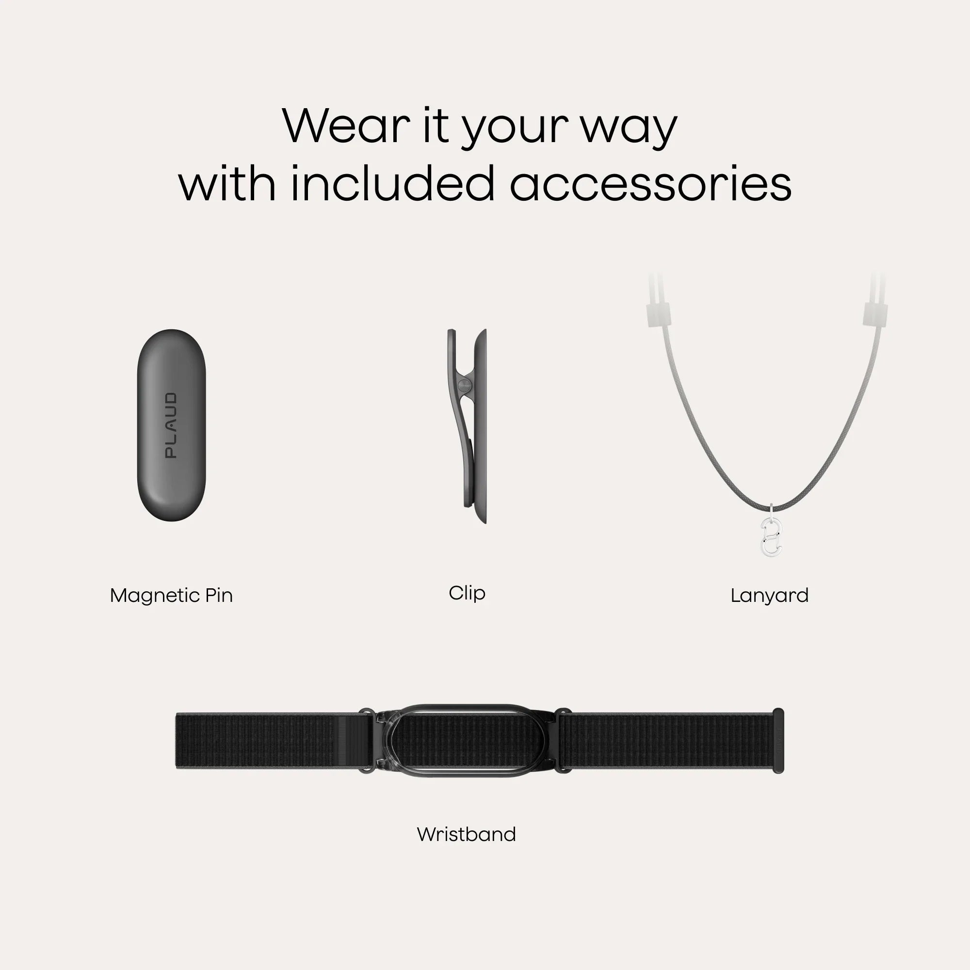 PLAUD NotePin S – Wearable AI Note Taker | Access World | Buy