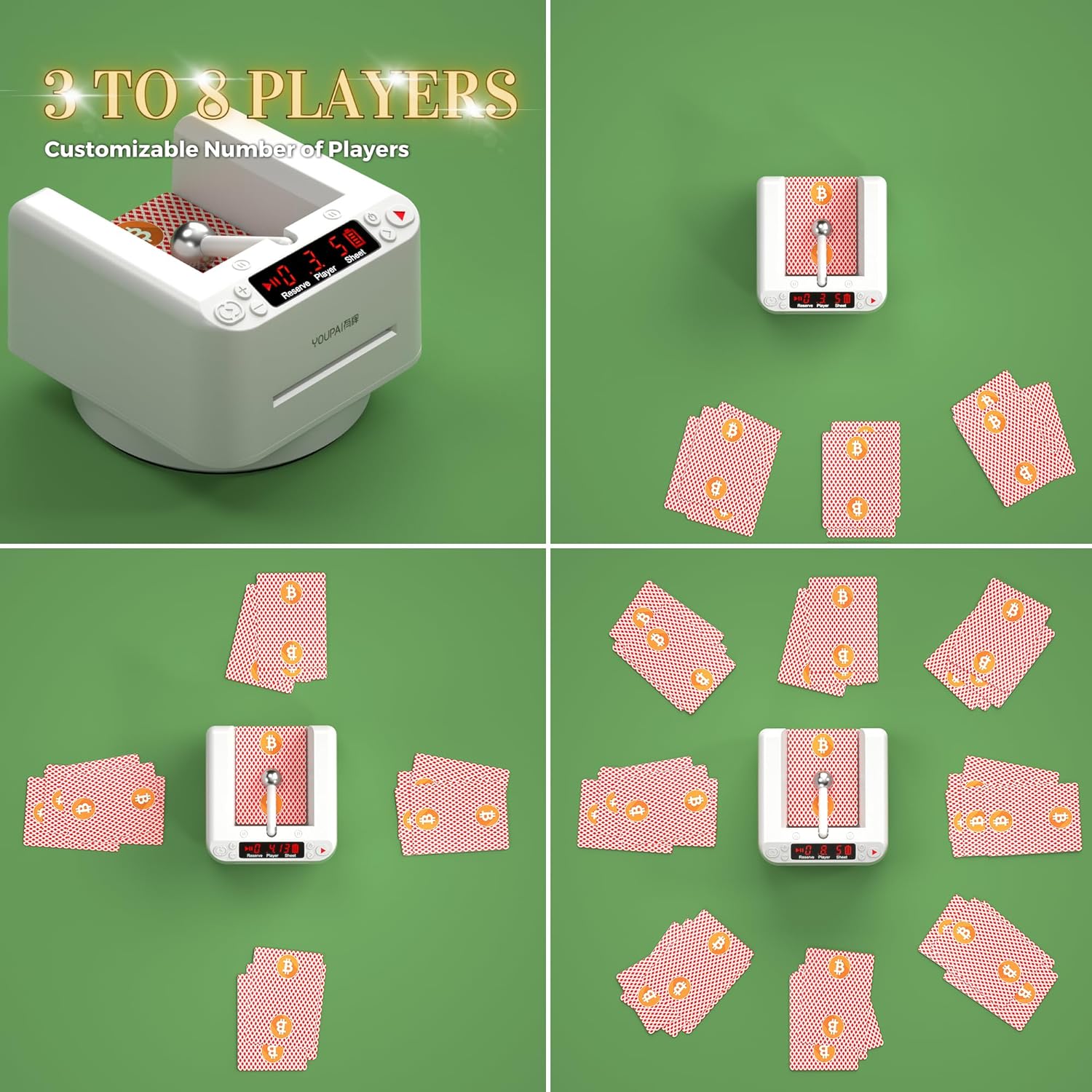 Automatic Rotating Card Dealer Machine