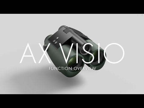 AX Visio binoculars function overview video by Swarovski Optik, highlighting advanced features and design.