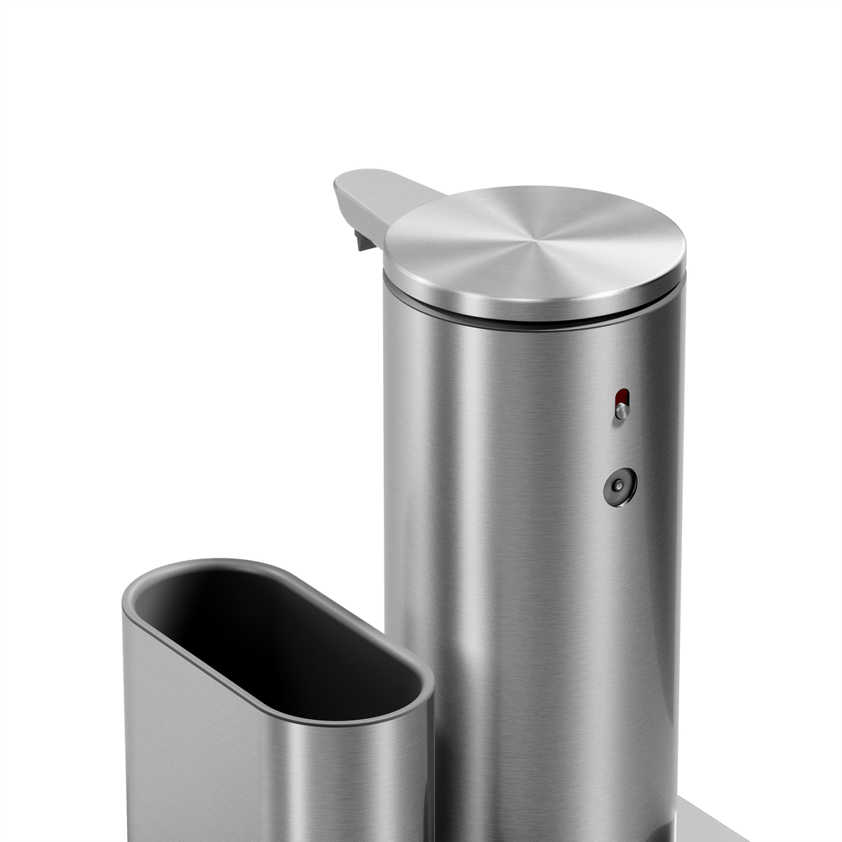 Detail of sensor pump caddy base and charging puck