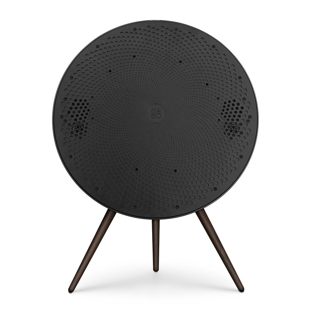 Bang & Olufsen Beosound A9 5th Gen in Black Anthracite, rear view with cover removed
