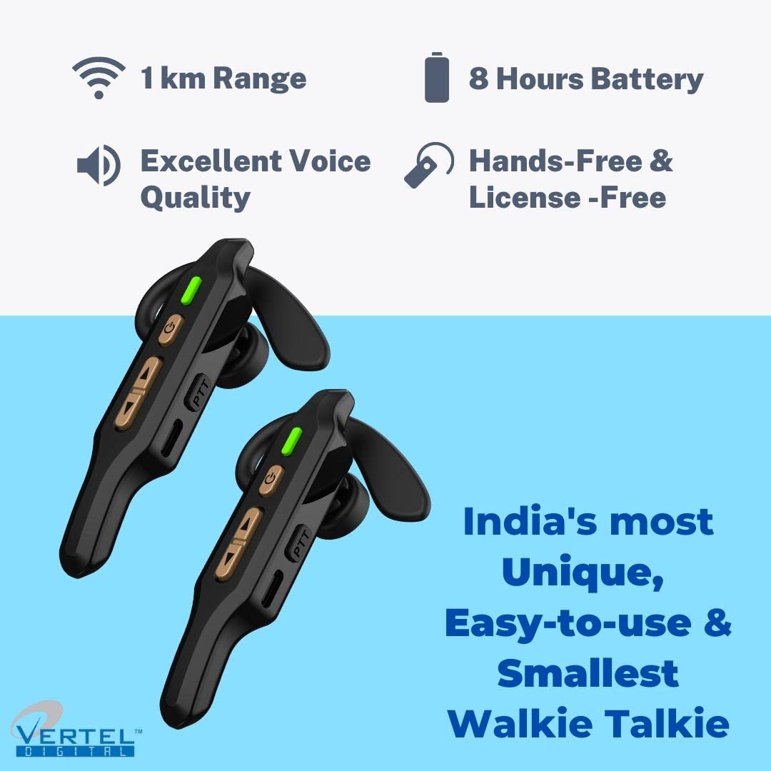 Vertel Mini Pro Digital Walkie Talkie License Free