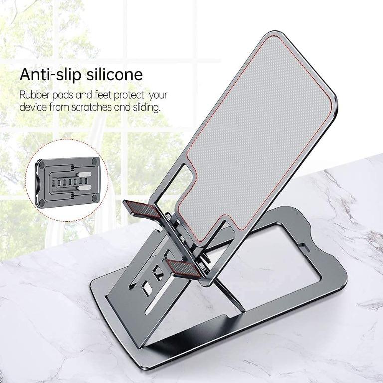 Slim Foldable Aluminum Stand For Mobile & Ipad