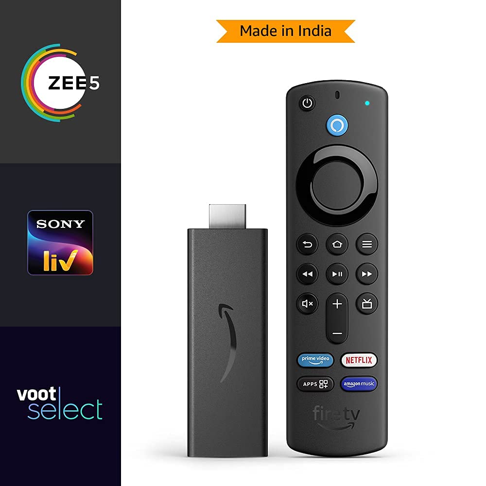 Amazon Fire TV Stick Plus includes ZEE5, SonyLIV and Voot annual subscriptions