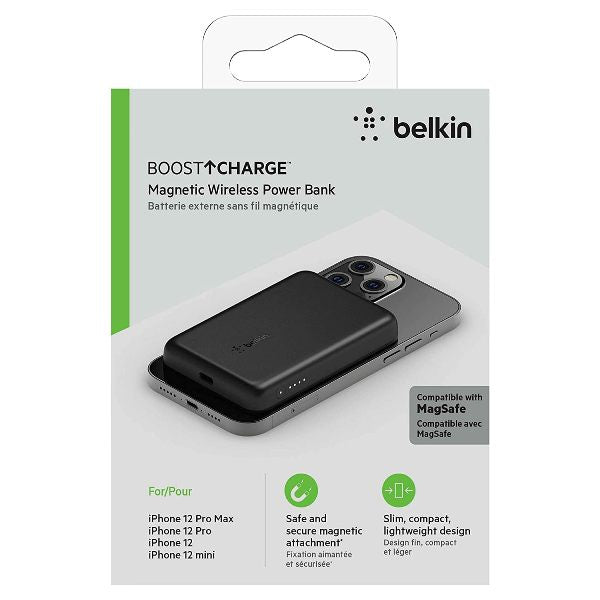 Belkin Boost Charge Magnetic Wireless Power Bank 2500mah