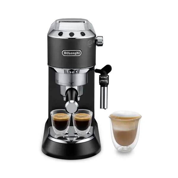 Machine à Café Expresso DELONGHI - Puissance: 800W - Nombre de tasses: 4  tasses - Sélecteur 1 à 2 tasses - Cappuccino System - Buse vapeur…