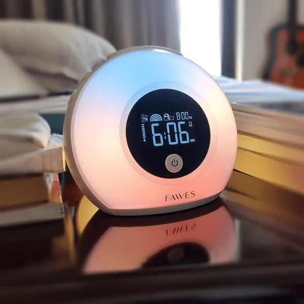 Fawes Alarm Clock With Bluetooth Speaker