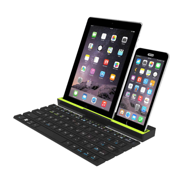 Green Multi Functional Rollable Wireless Keyboard