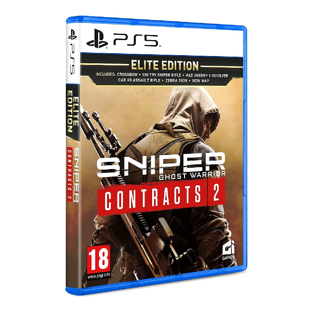 Sony PS5 Game CD For Sniper Ghost Warrior Contracts 2 Elite Edition