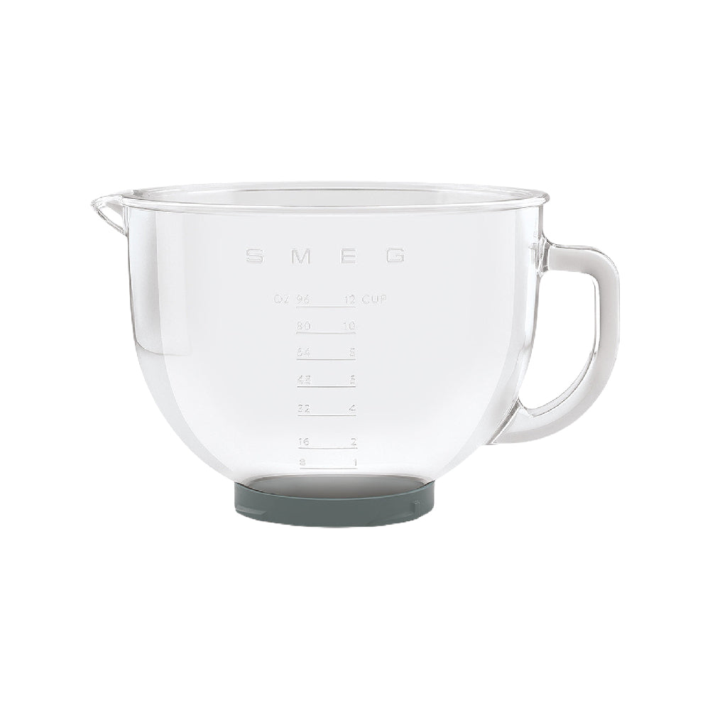 Smeg Glass Bowl with Ergonomic Handle